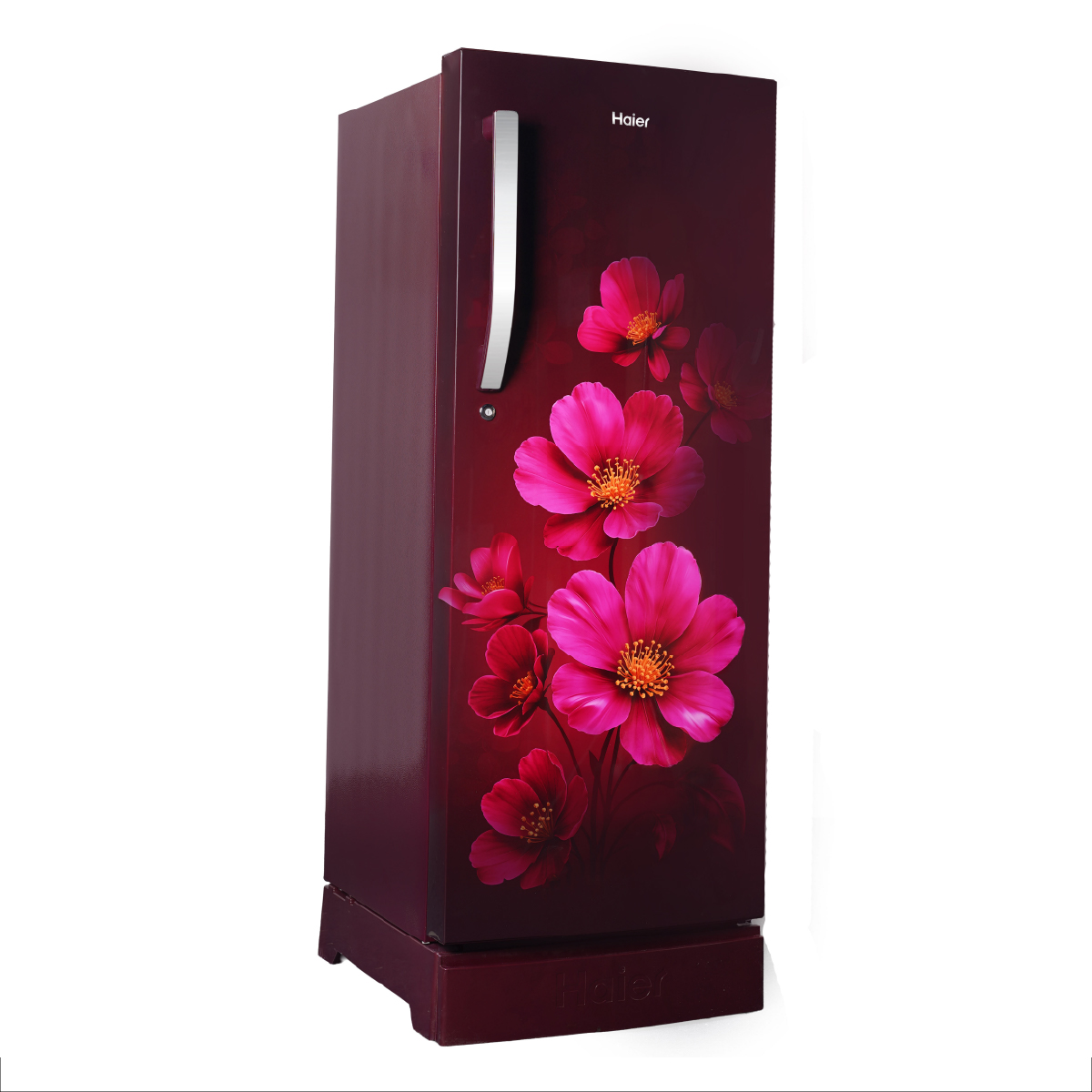 Haier 215L 3 Star red Xsenia Single Door Refrigerator 